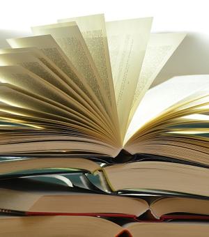 pile books 